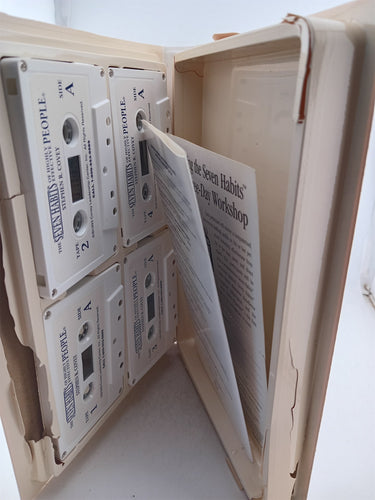 The seven habits of highly effective people-audio cassette seminar by Stephen R. Covey