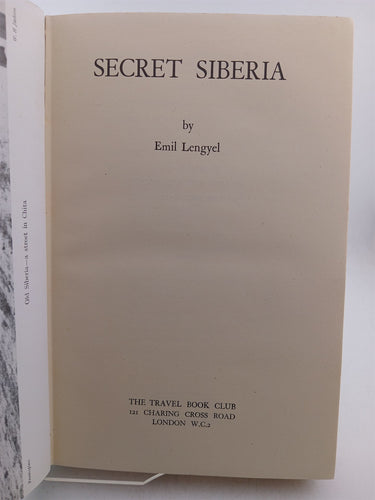 Secret Siberia by Emil Lengyel