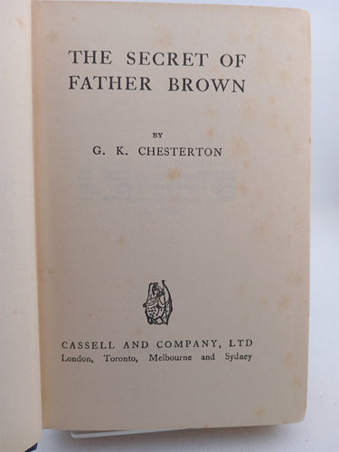 The Secret of Father Brown by G.K. Chesterton