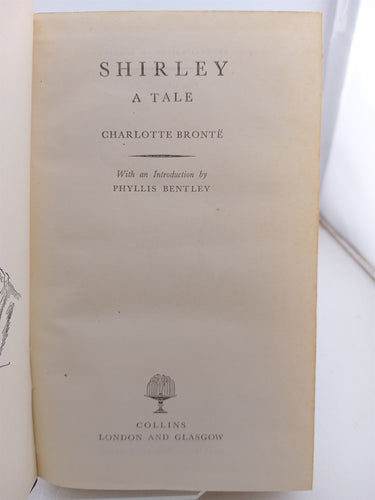 Shirley a tale by Charlotte Bronte