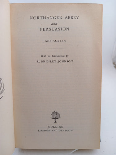 Northanger abbey and persuasion by Jane Austen