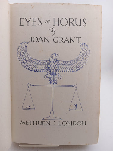 Eyes of Horus by Joan Grant