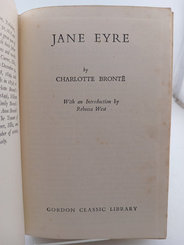 Jane Eyre by Charlotte Bronte