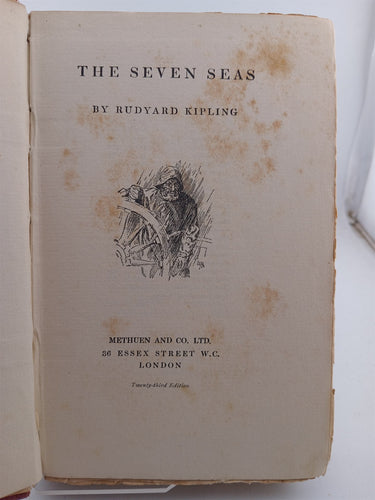 The seven seas by Rudyard Kipling