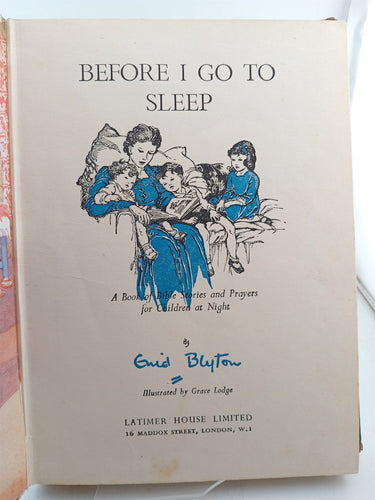 Before I go to Sleep by Enid Blyton