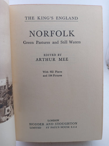 Norfolk; Green pastures and still waters by Arthur Mee