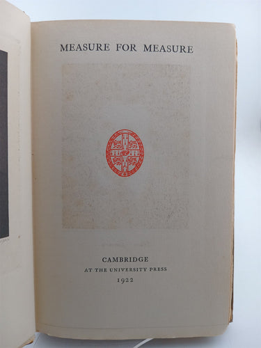 Measure for Measure by William Shakespeare