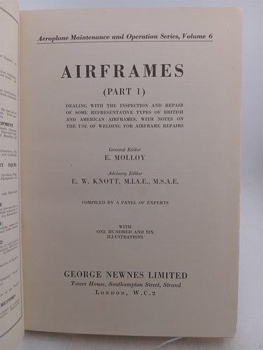 Airframes (Part 1) by E Molloy (editor)