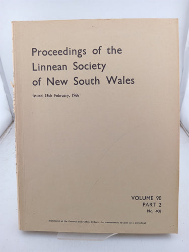 Proceedings of the Linnean society NSW,Australia by Linnean Society Of Nsw