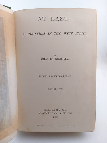 At Last: A Christmas in the West Indies by Charles Kingsley