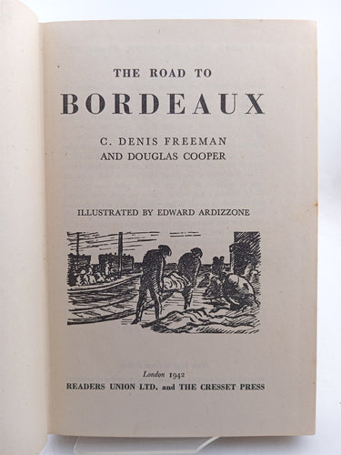 Print Books - The road to bordeaux by C.D.,Cooper.D. Freeman - Book Express