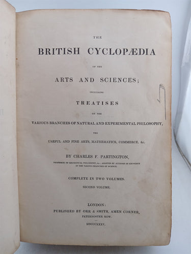 British Cyclopedia of the Arts and Sciences by Charles F. Partington