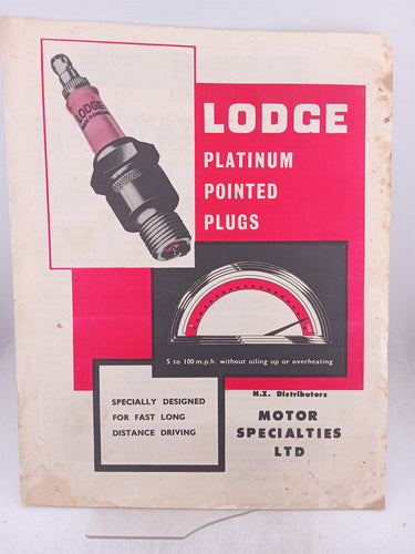 Lodge platinum pointed plugs  - nz distributors motor specialties ltd by Lodge Sparkplugs