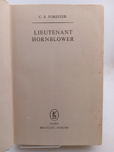 Print Books - Lieutenant Hornblower by C.S. Forester - Book Express
