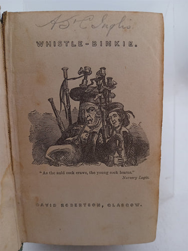 Whistle Binkie: a Collection of Songs for the Social Circle by Whistle Binkie