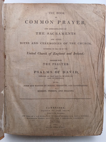 The Book of Common Prayer by Kings Lynn