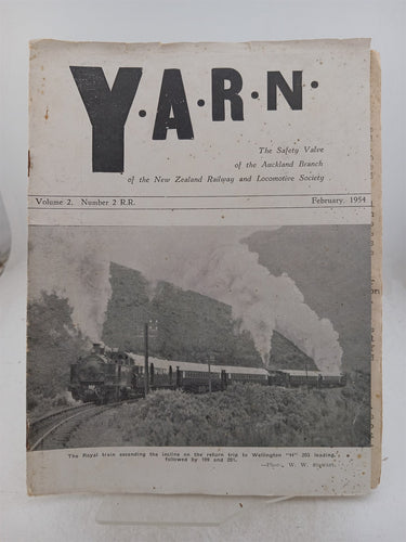Yarn (Volume 2 - 2 Issues) by NZ Railways Locomotive Society