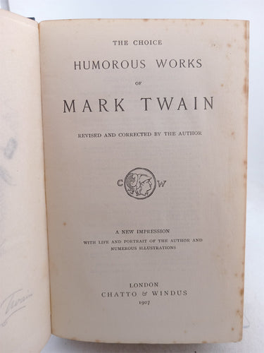Print Books - The Choice Humorous Works of Mark Twain by Mark Twain - Book Express