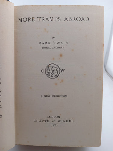 Print Books - More Tramps Abroad by Mark Twain - Book Express