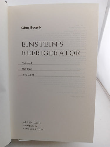Print Books - Einstein's Refrigerator - Book Express