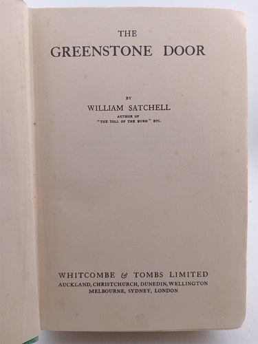 The Greenstone Door by William Satchell