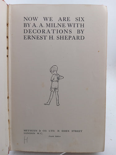 Now We Are Six by A. A. Milne