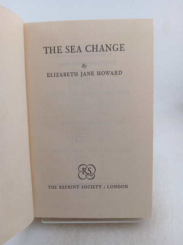 The Sea Change (The Reprint Society) by Elizabeth Jane Howard