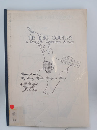 The King Country a regional resource survey by D Abel, J. G & Kirby