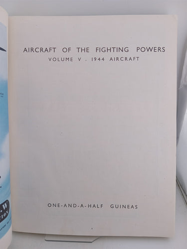Aircraft of the fighting powers volume 5 by H.J Cooper, O.G. Thetford