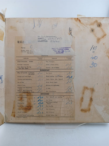 Pilots log book by Civil Aviation Nz ?