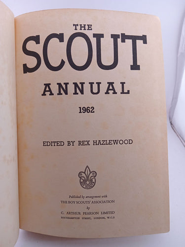The Scout Annual 1962 by Rex Hazlewood [Editor]