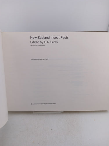 New Zealand insect pests by D N Ferro (editor)