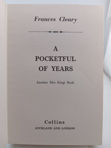 A pocketful of years. Another Mrs Kingi book by Frances Cleary