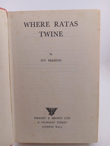 Where Ratas twine by Ivy Preston