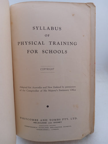 Print Books - Syllabus of Physical Training for Schools by Unknown - Book Express