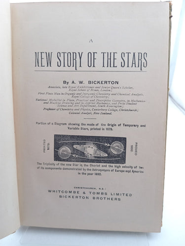 A new story of the stars by A W. Bickerton