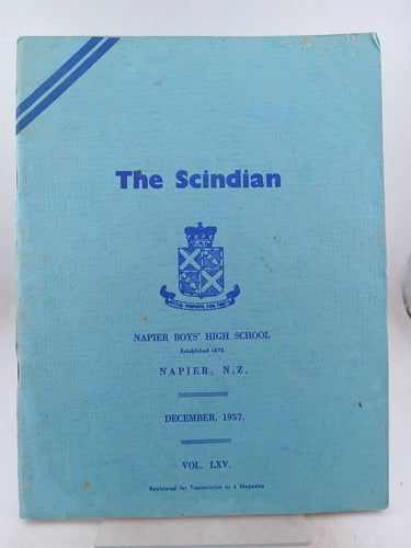 The Scindian vol 64 December 1956 by Napier Boy'S High School