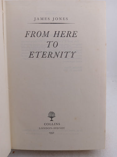 From Here To Eternity by J. Jones