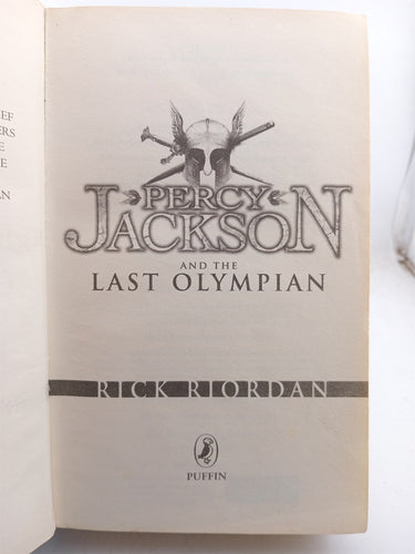 Percy Jackson and the Last Olympian (Book 5) by Rick Riordan