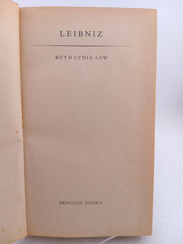 Leibniz by Ruth Lydia Saw