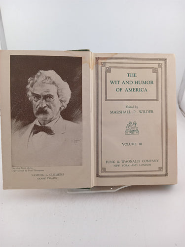 The Wit and Humor of America (Volume III) by Marshall P. Wilder (Editor)