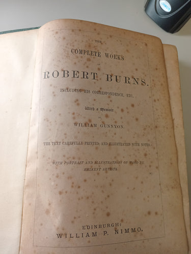 The Complete Works of Robert Burns by William P. Nimmo - Book Express - Used Print Books