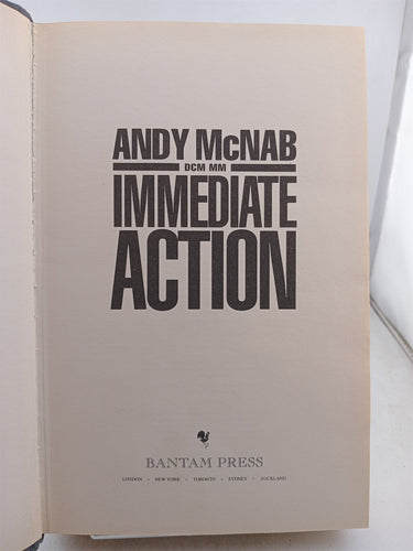 Immediate Action by Andy McNab