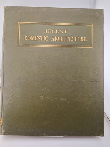 Print Books - English Domestic Architecture (Recent Domestic Architecture Volume VI) by Ernest Newton, W. G. Newton (editors) - Book Express