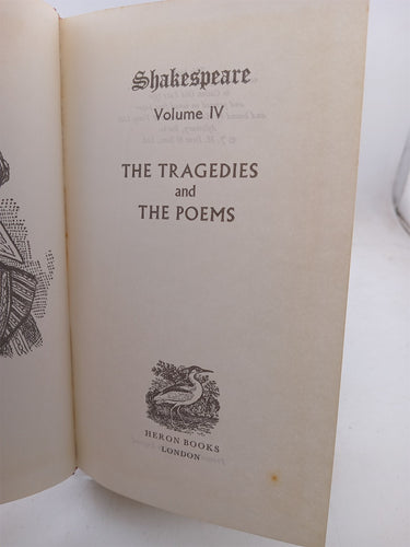 Shakespeare: The Complete Works (Volume IV) (Heron Books) by William Shakespeare