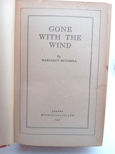 Gone With the Wind by Margaret Mitchell
