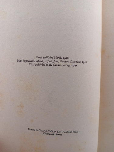The Sea Devil: The Story of Count Felix von Luckner, The German War Raider by Lowell Thomas