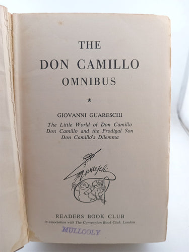 The Don Camillo Omnibus (Readers Book Club) by Giovanni Guareschi