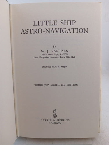 Little Ship Astronavigation by Mannas Joel Rantzen