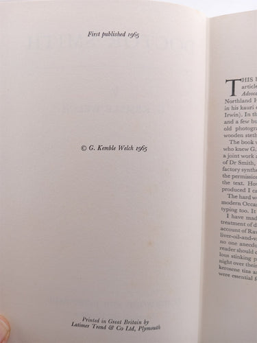Doctor Smith: Hokianga's King of the North by G. Kemble Welch